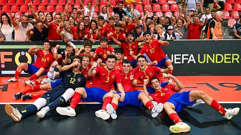 فوتسال: اسپانیا سومین قهرمانی زیر 19 سال اروپا را مقابل پرتغال هدف قرار داده است