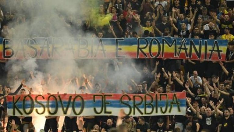 Romania-Kosovo suspended for discriminatory chants and banners against Kosovars