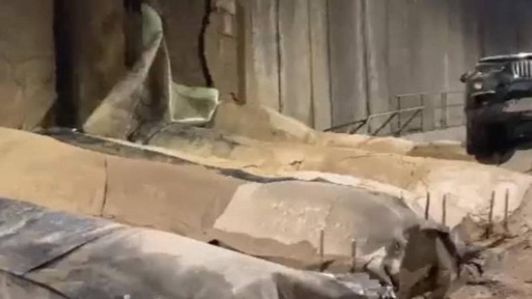 Abruzzo, part of a tunnel between Pescara and Francavilla collapses due to bad weather