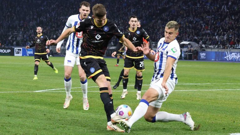 Preliminary decision missed several times: Hertha gives up victory against Karlsruhe