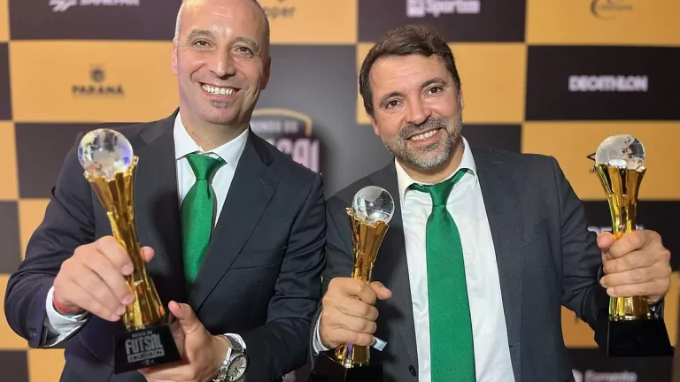 Futsal: Mallorca Palma Futsal receives the awards at the “Mondo do Futsal” gala