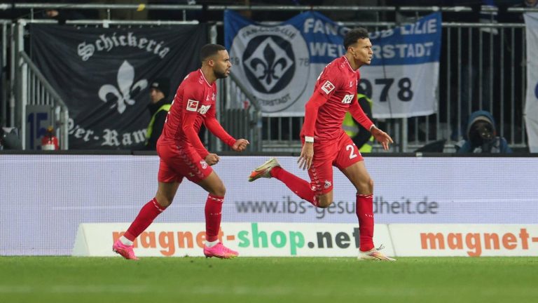 FC victory in the basement duel: Selke shoots Cologne past Darmstadt