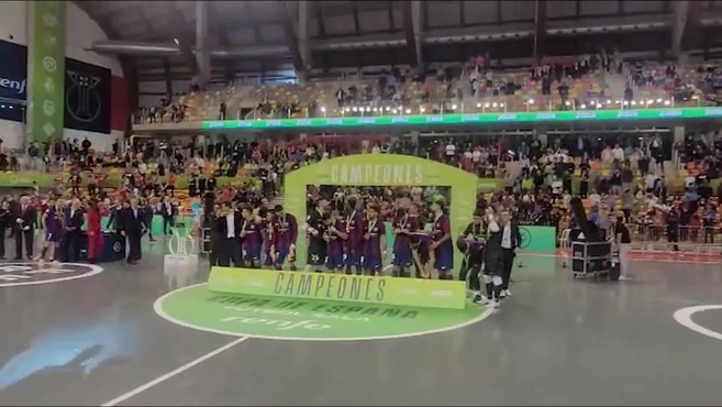 Futsal: Barça wins its seventh Spanish Cup